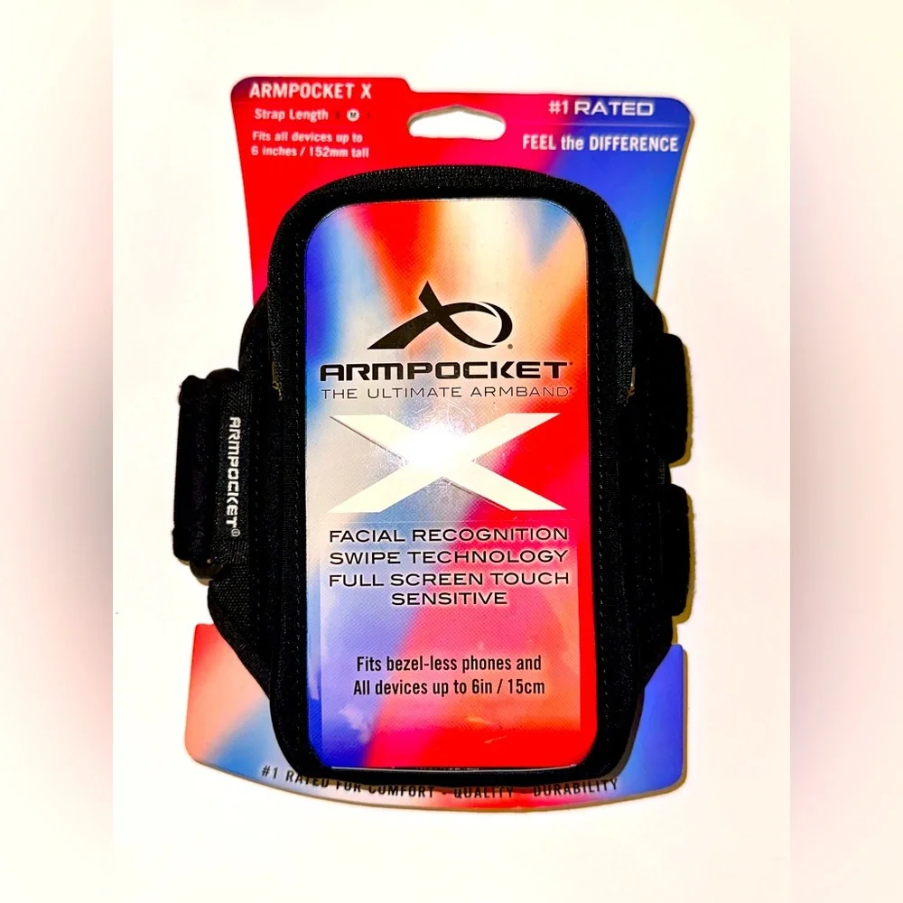 Armpocket X The Ultimate Arm Band Cellphone Holder for Workouts NEW
